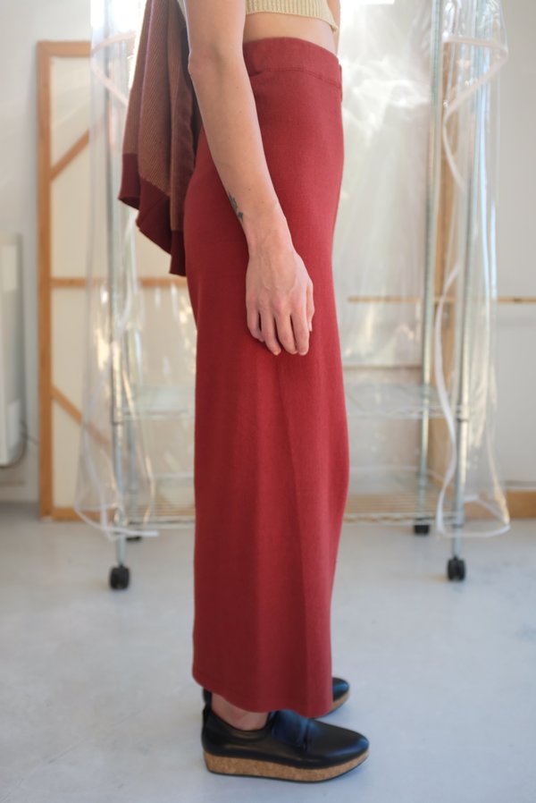 Beklina Culotte Knit Trouser - Tomato Beklina Culotte Knit Trouser - Tomato