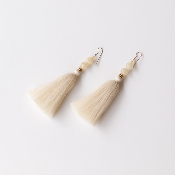 Ora-C Lina Earrings - Cream Ora-C Lina Earrings - Cream