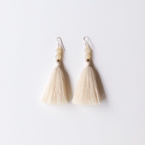 Ora-C Lina Earrings - Cream Ora-C Lina Earrings - Cream