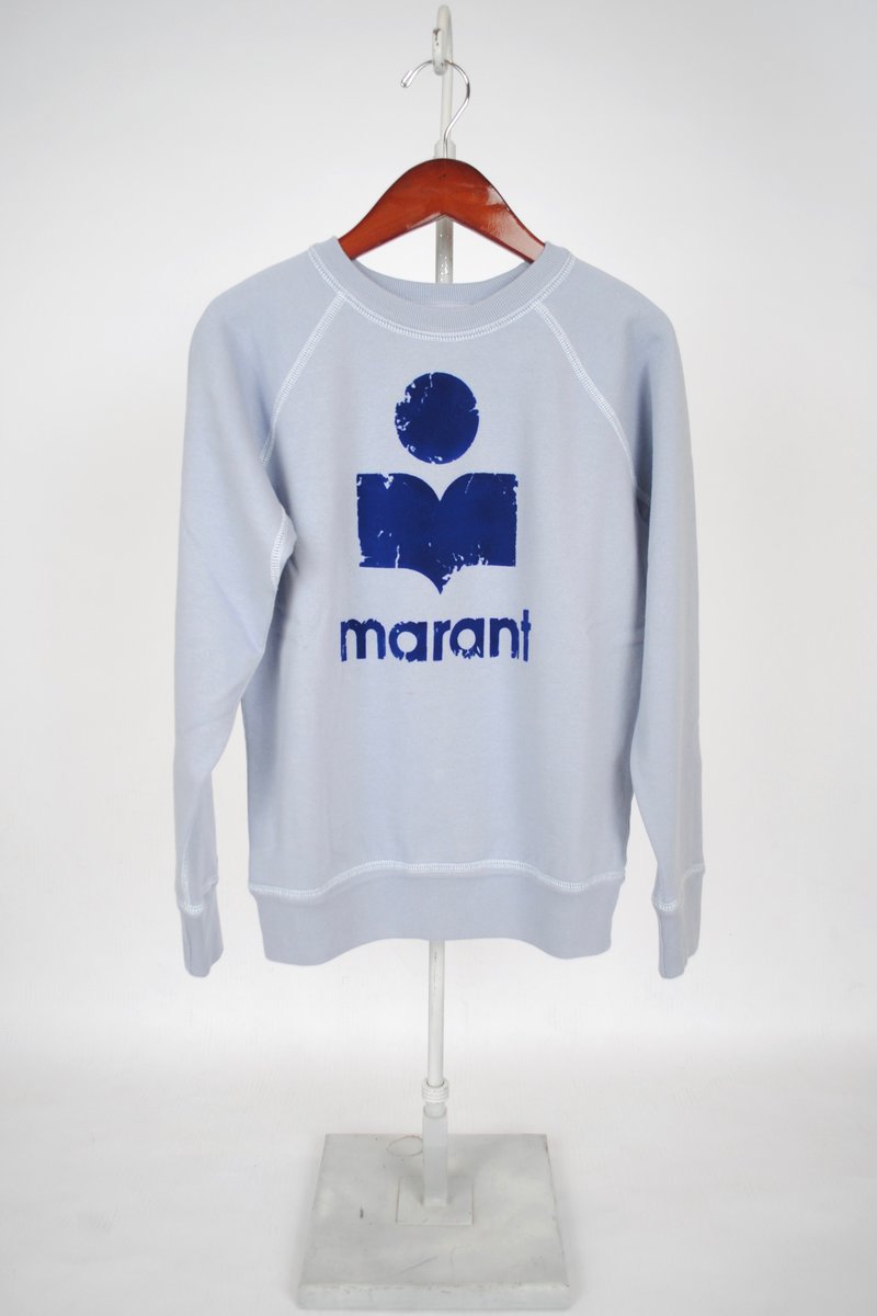 ★Isabel Marant★ Miley Sweatshirt Electric Blue SW0027HAA1M ISABEL MARANT ÉTOILE Milly Sweatshirt - LIGHT BLUE | Garmentory