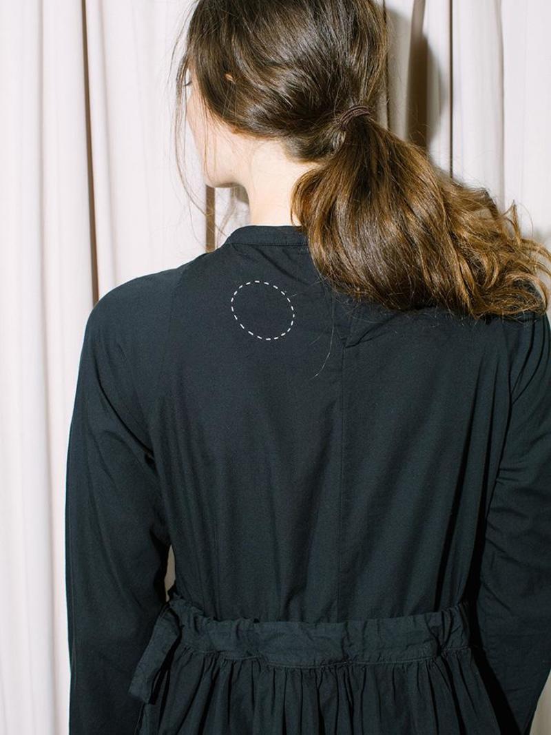 ワンピース Beautiful Organic cotton monastery dress Cosmic Wonder Organic Cotton Monastery Dress - Indigo