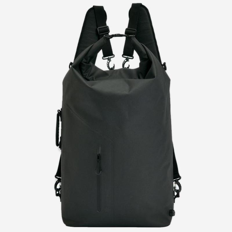 Snow Peak 4WAY Waterproof DRY Bag - Black | Garmentory