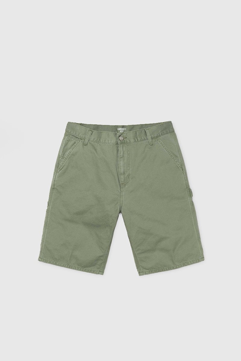 CARHARTT WIP Ruck Single Knee Short - Dollar Green Stone Washed