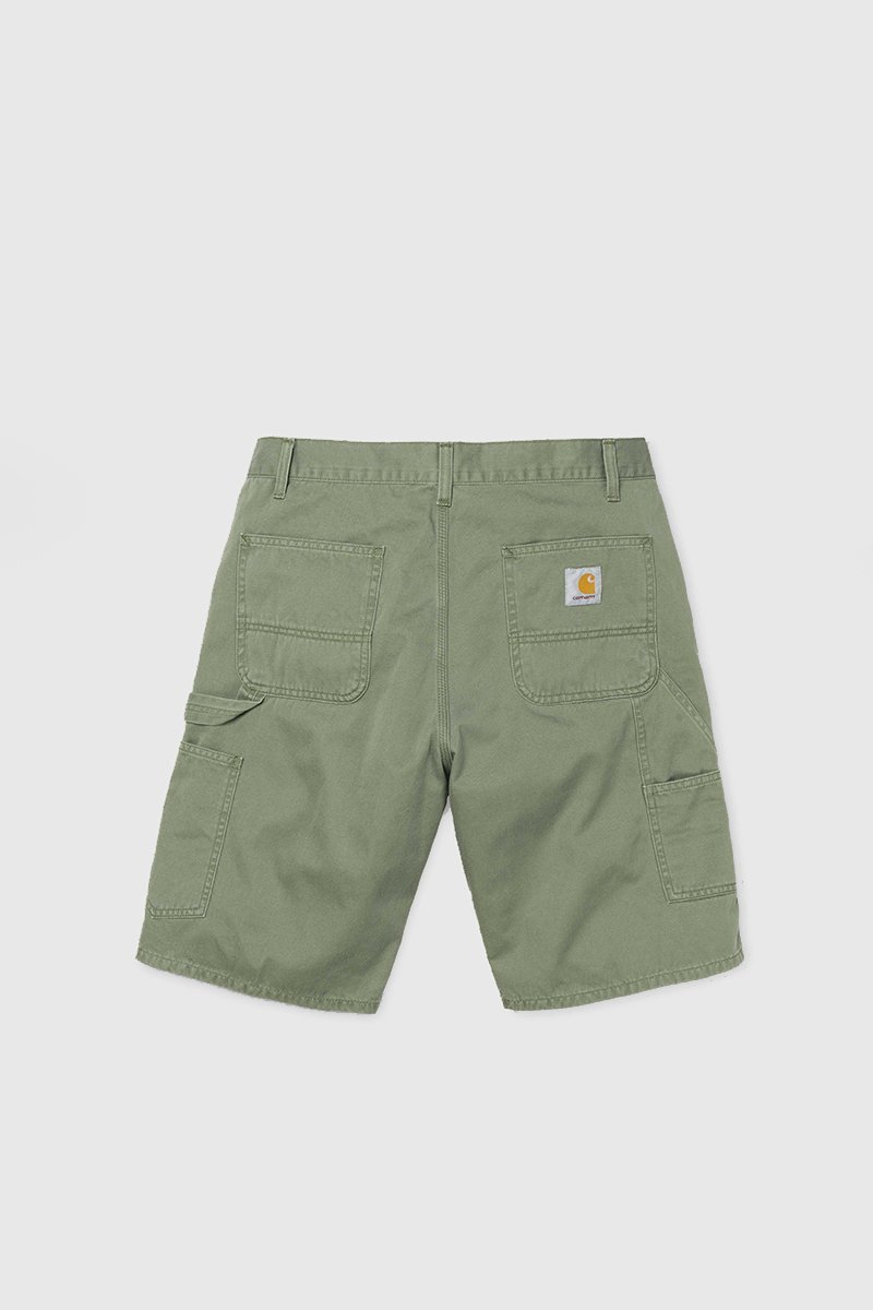 CARHARTT WIP Ruck Single Knee Short - Dollar Green Stone Washed