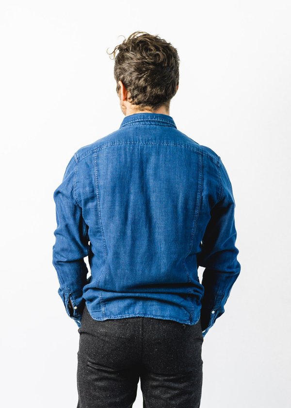Corridor Lined Shirt - Indigo Corridor Lined Shirt - Indigo