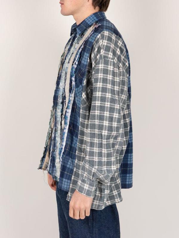 Rebuild by Needles Wide-B Flannel Ribbon Shirt | Garmentory
