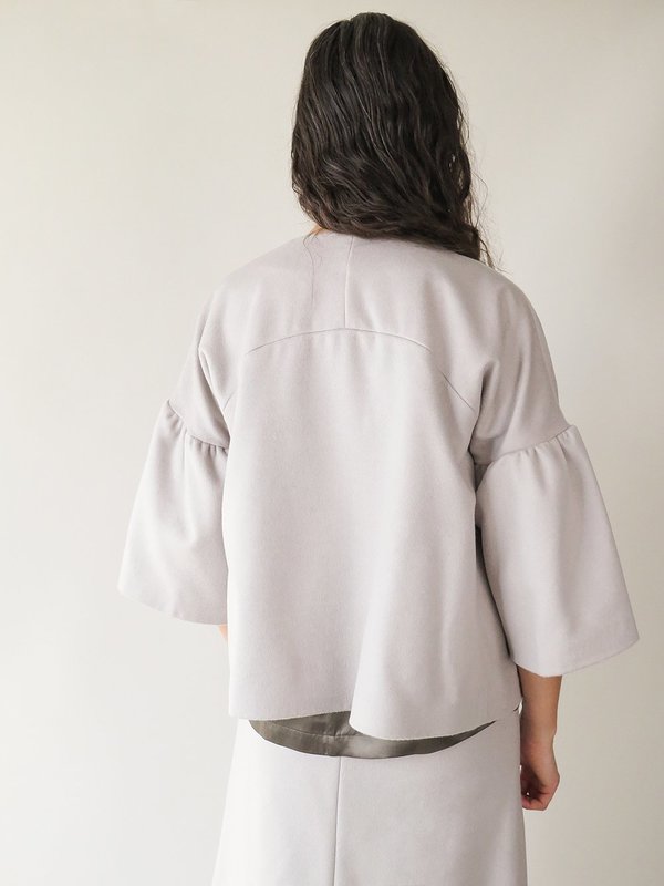 erica tanov fontaine jacket - stone erica tanov fontaine jacket - stone