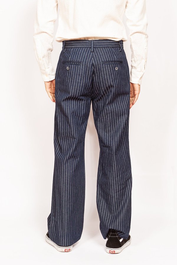 Krammer & Stoudt Bogart Wide Leg Denim Trousers - Wide Leg Denim Krammer & Stoudt Bogart Wide Leg Denim Trousers - Wide Leg Denim