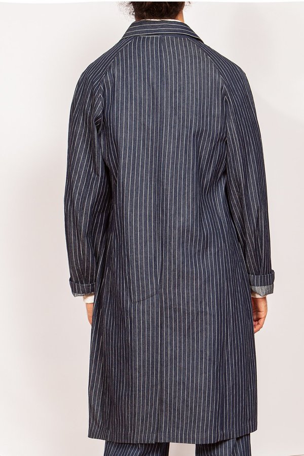 Krammer & Stoudt Chore Coat - Navy Pinstripe Denim Krammer & Stoudt Chore Coat - Navy Pinstripe Denim