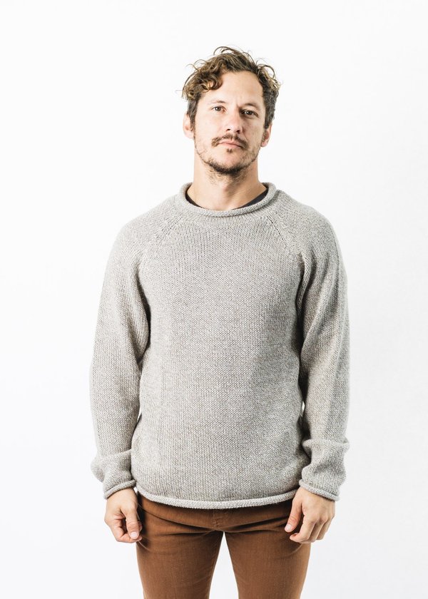 Unisex Mollusk Fisherman Sweater - Natural Unisex Mollusk Fisherman Sweater - Natural