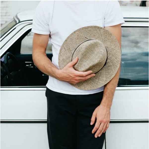 Yellow 108 Straw Fedora Yellow 108 Straw Fedora | eBay main image 2