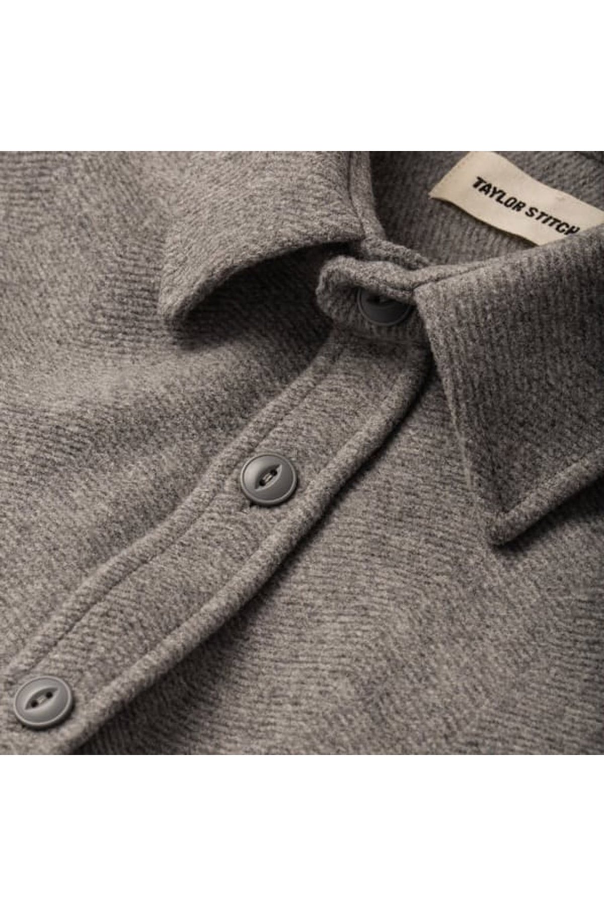 TAYLOR STITCH Maritime Shirt Jacket - Heather Ash Wave | Garmentory