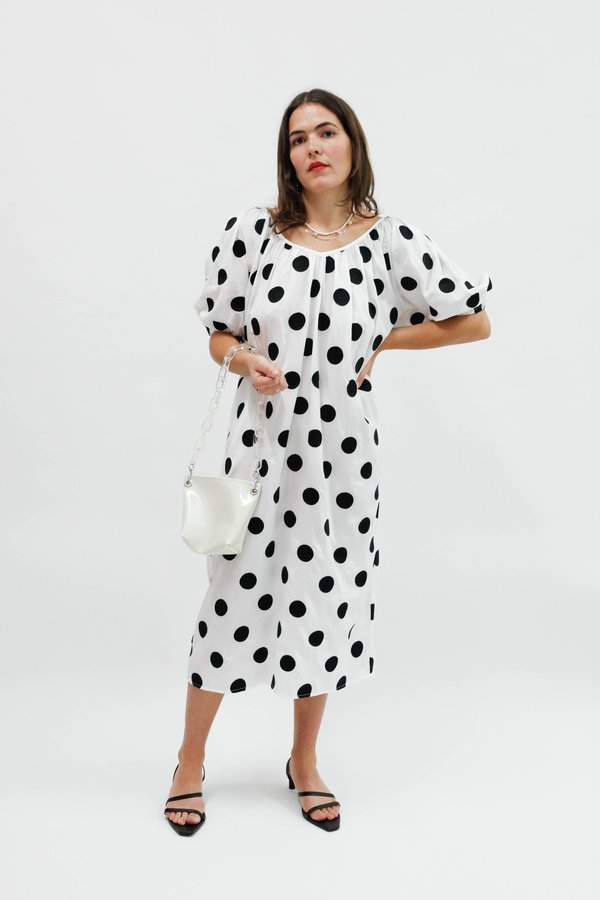 linen black summer dress Roma Maxi Shift Dress main image 0