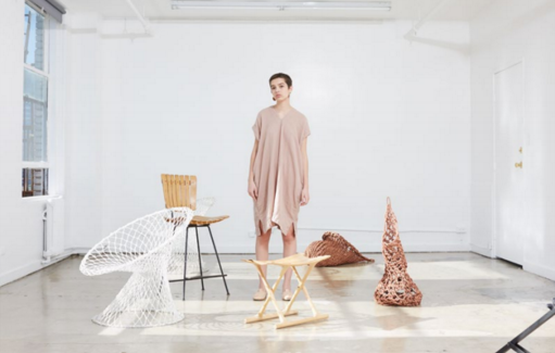 Atelier Delphine Crescent Dress - Dusty Coral Atelier Delphine Crescent Dress - Dusty Coral