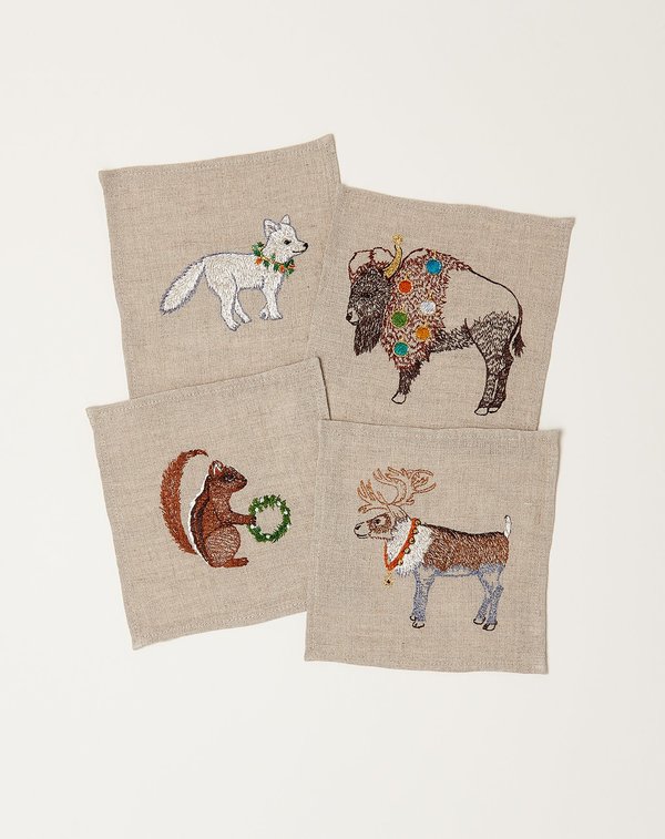 Coral & Tusk Merriment Cocktail Napkin Set Coral & Tusk Merriment Cocktail Napkin Set