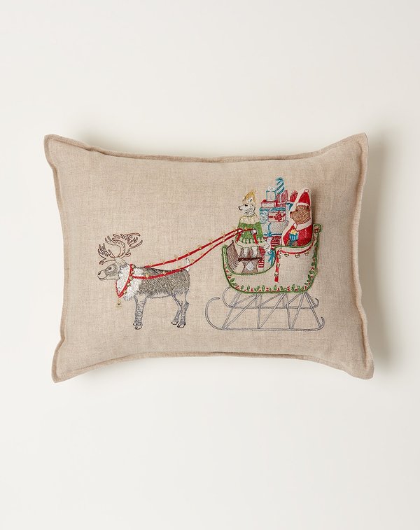 Coral & Tusk Santa's Sleigh Pocket Pillow Coral & Tusk Santa's Sleigh Pocket Pillow