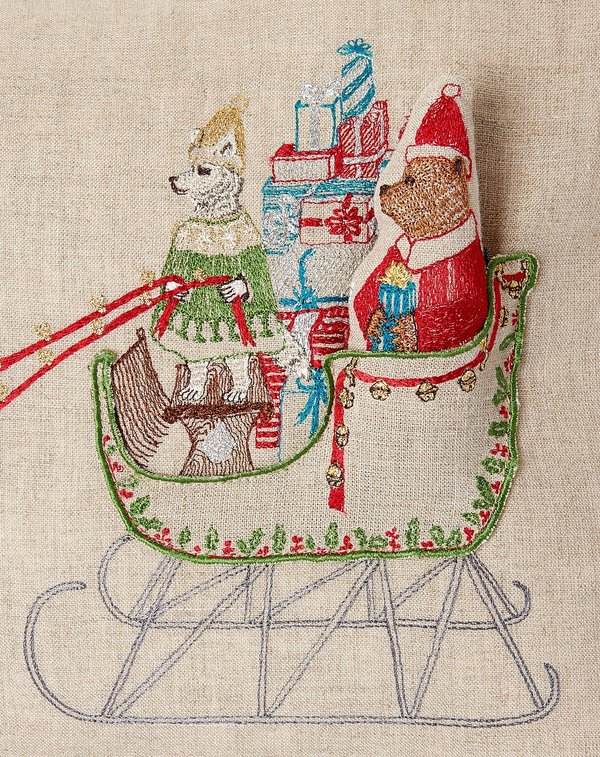 Coral & Tusk Santa's Sleigh Pocket Pillow Coral & Tusk Santa's Sleigh Pocket Pillow