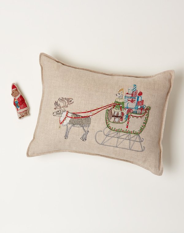 Coral & Tusk Santa's Sleigh Pocket Pillow Coral & Tusk Santa's Sleigh Pocket Pillow