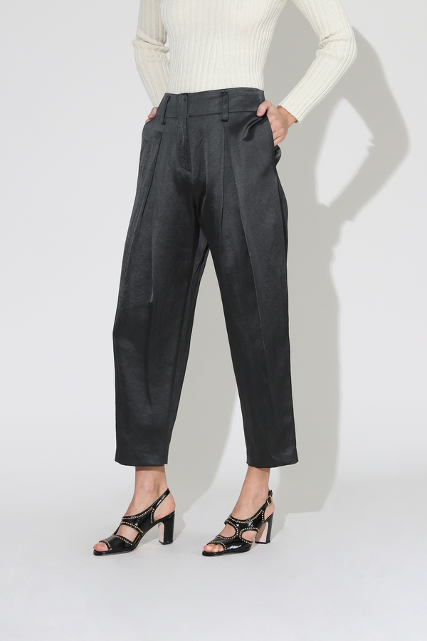 No.6 Hollis Sateen Pant - Petrol No.6 Hollis Sateen Pant - Petrol