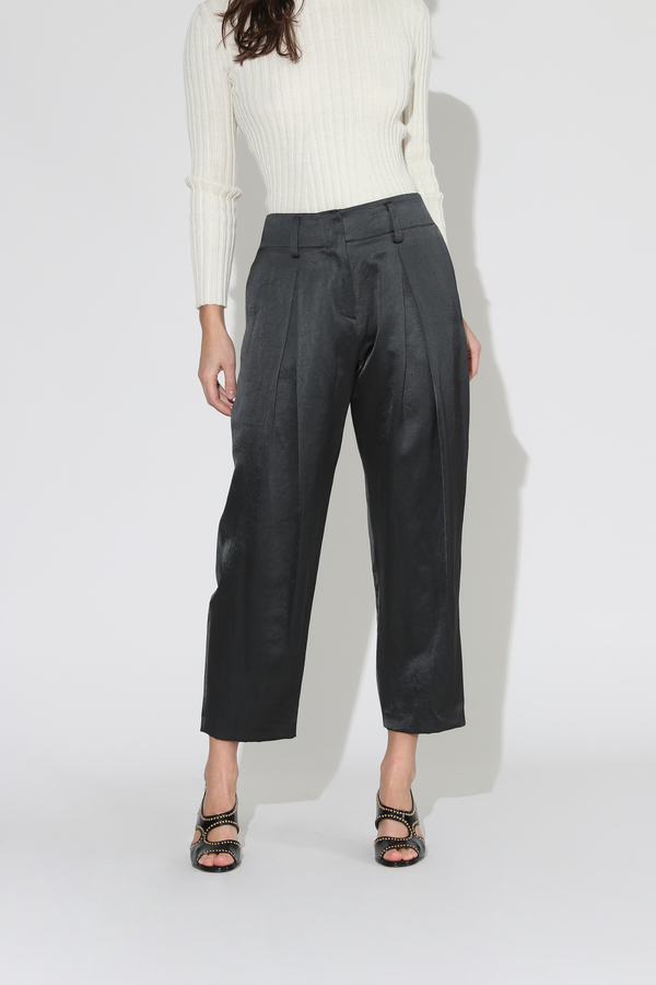 No.6 Hollis Sateen Pant - Petrol No.6 Hollis Sateen Pant - Petrol