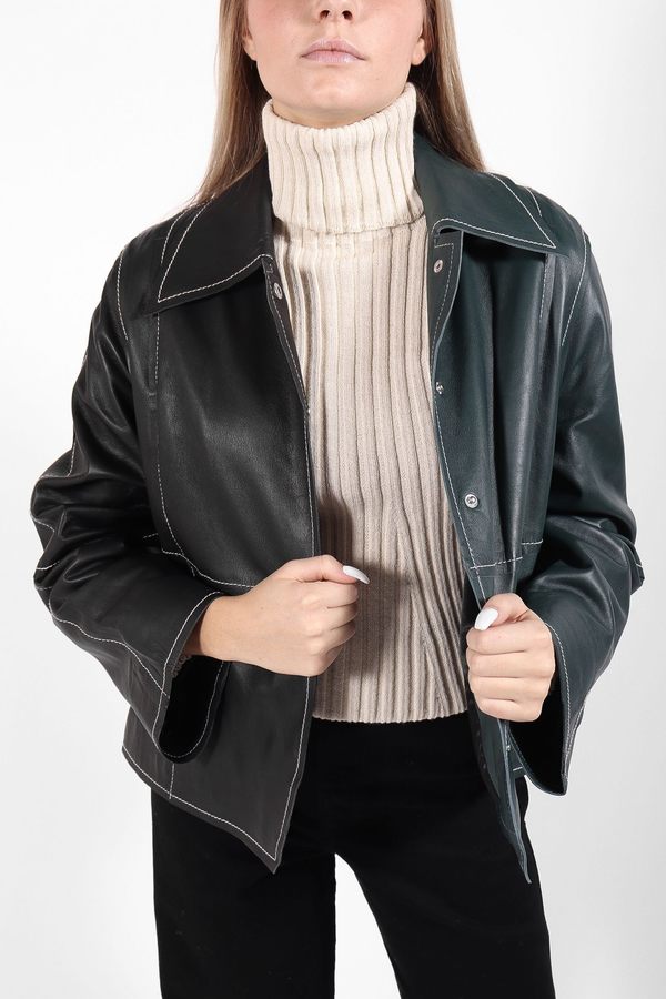 Stand Studio Liora Jacket - Black/Green Stand Studio Liora Jacket - Black/Green
