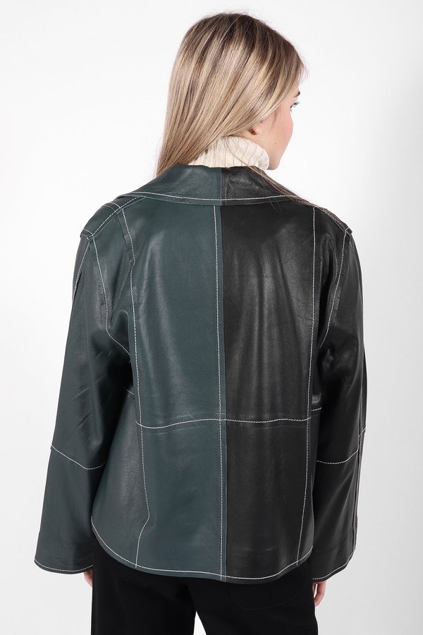 Stand Studio Liora Jacket - Black/Green Stand Studio Liora Jacket - Black/Green