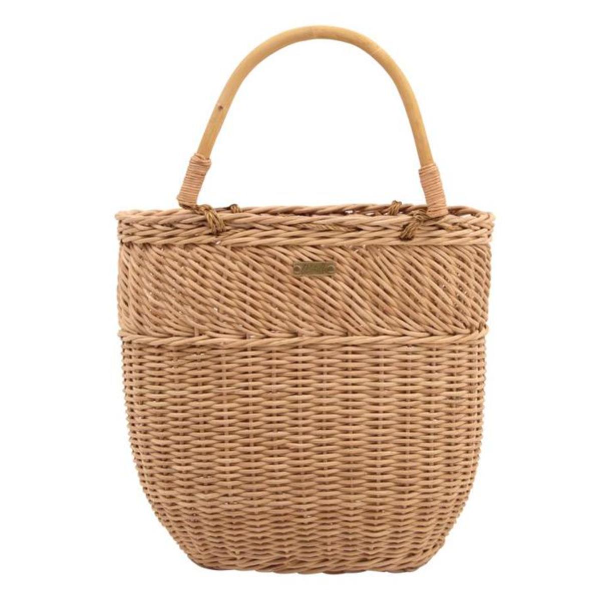 Olli Ella Rattan Large Bucket Bag Garmentory