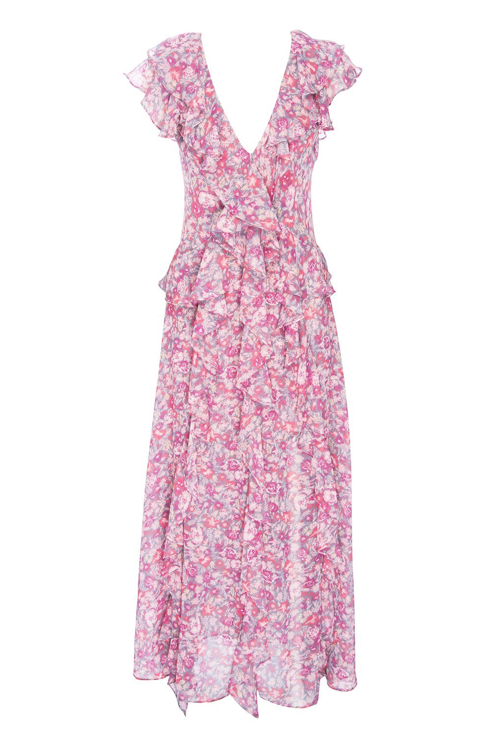 Misa Los Angeles Lavinia Floral Print Dress - Pink | Garmentory