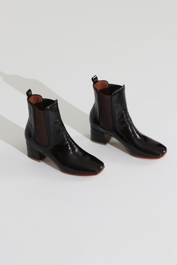 No.6 Bristol Crinkle Ankle Boot - Espresso No.6 Bristol Crinkle Ankle Boot - Espresso