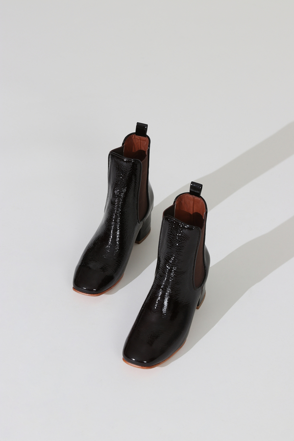 No.6 Bristol Crinkle Ankle Boot - Espresso No.6 Bristol Crinkle Ankle Boot - Espresso