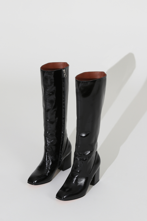 No.6 Sloan Leather Knee High Boot - Ink No.6 Sloan Leather Knee High Boot - Ink