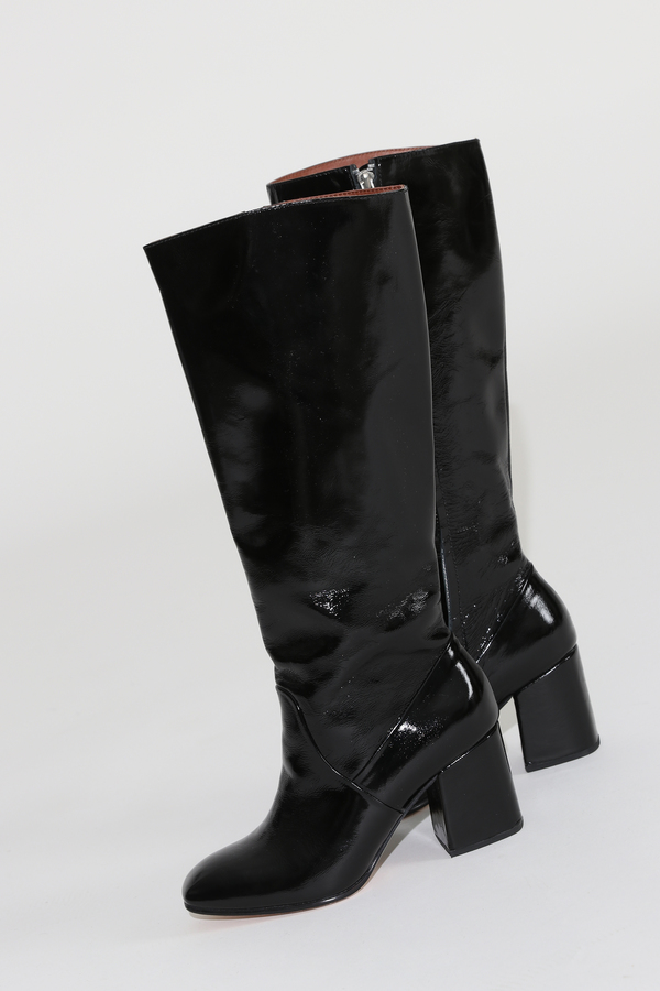 No.6 Sloan Leather Knee High Boot - Ink No.6 Sloan Leather Knee High Boot - Ink