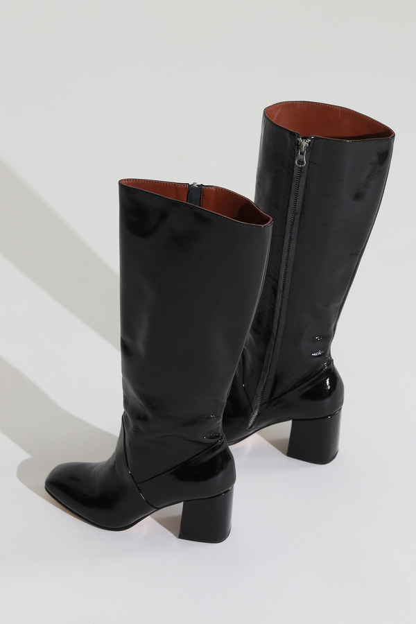 No.6 Sloan Leather Knee High Boot - Ink No.6 Sloan Leather Knee High Boot - Ink