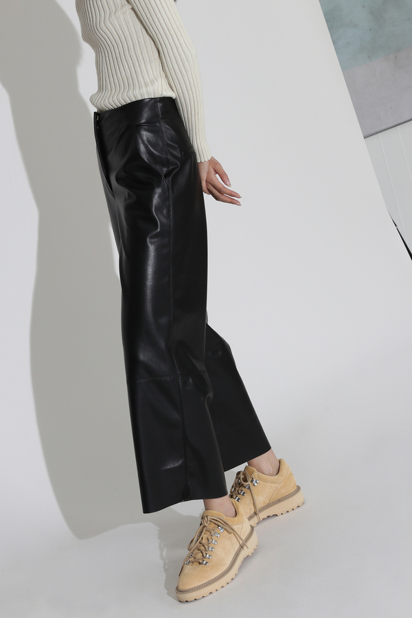 Nanushka Africa Wide Leg Pants - Black Nanushka Africa Wide Leg Pants - Black