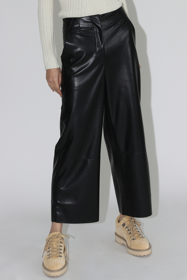 Nanushka Africa Wide Leg Pants - Black Nanushka Africa Wide Leg Pants - Black