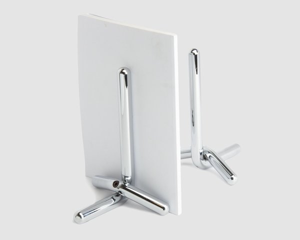 Craighill Cal Bookend Pair - Nickel Craighill Cal Bookend Pair - Nickel