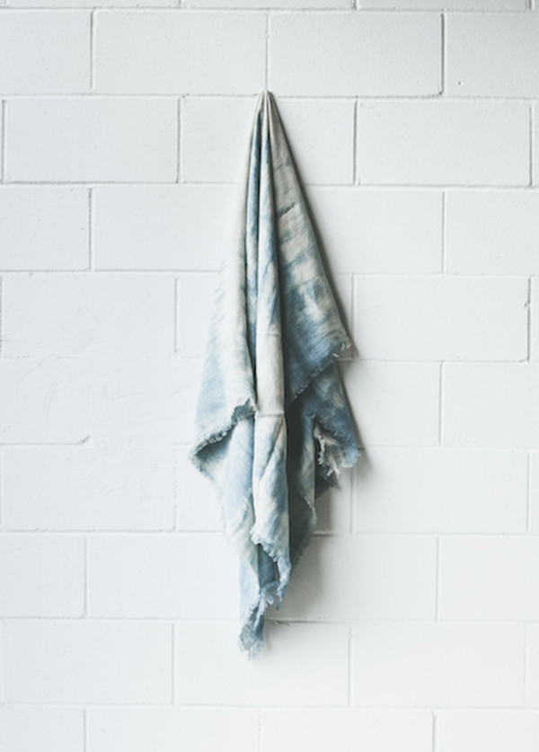 Symmetry and Grace Symmetry & Grace Hand Dyed Loose Weave Linen Scarf