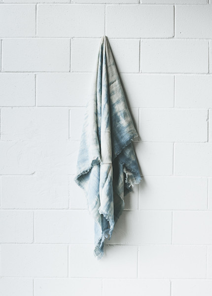 Symmetry and Grace Symmetry & Grace Hand Dyed Loose Weave Linen Scarf Symmetry and Grace Symmetry & Grace Hand Dyed Loose Weave Linen Scarf