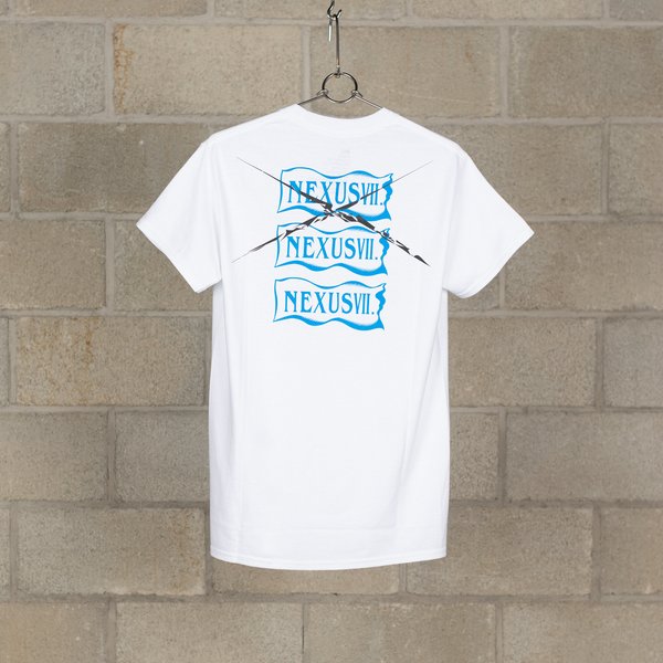 NEXUSVII. TWO!TWO! T-Shirt - White/Blue NEXUSVII. TWO!TWO! T-Shirt - White/Blue