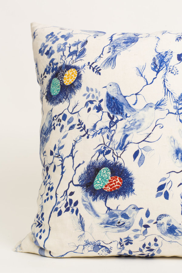 Olivia Wendel Birds Nest Pillow Olivia Wendel Birds Nest Pillow