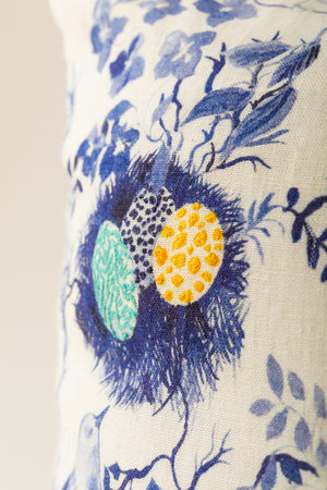 Olivia Wendel Birds Nest Pillow Olivia Wendel Birds Nest Pillow