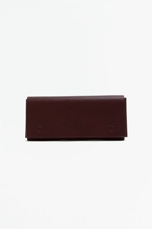 Del Barrio Travel Wallet with Snaps - Burgundy Del Barrio Travel Wallet with Snaps - Burgundy