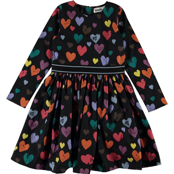 kids molo christin long sleeve dress - love forever kids molo christin long sleeve dress - love forever