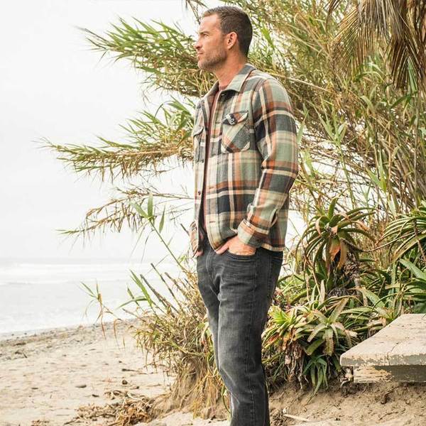 Outerknown Blanket shirt jacket Field plaid Garmentory