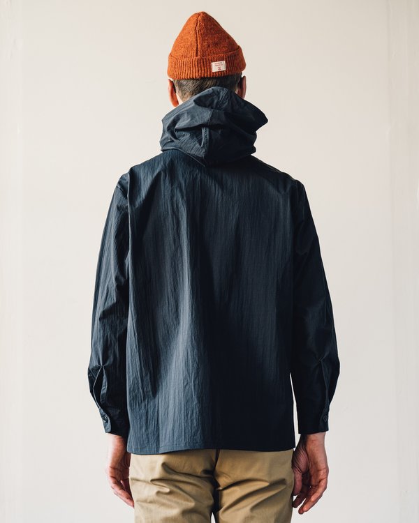 Orslow Hooded Shirt Jacket - Black | Garmentory