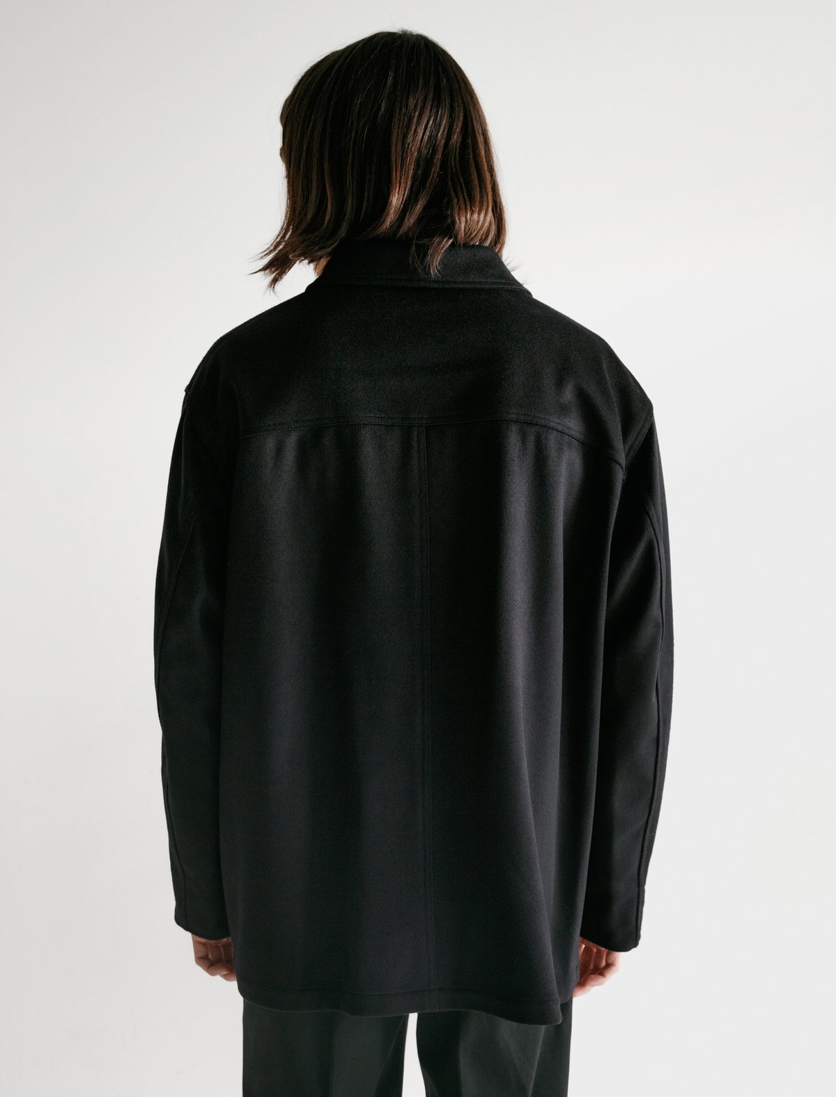 Our Legacy Work Yoke Jacket - Black Melton | Garmentory