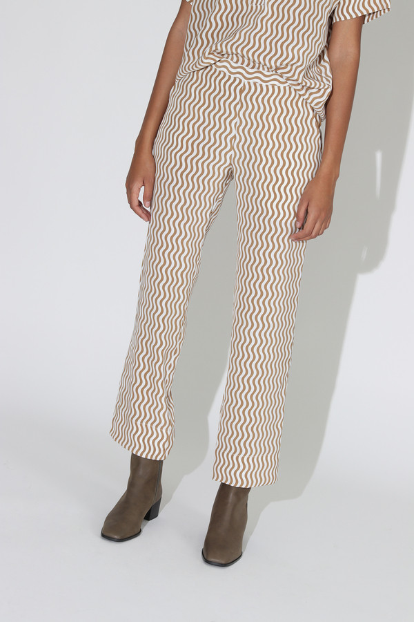 Rachel Comey Mott Pant - Khaki Squiggle Rachel Comey Mott Pant - Khaki Squiggle