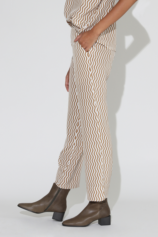 Rachel Comey Mott Pant - Khaki Squiggle Rachel Comey Mott Pant - Khaki Squiggle