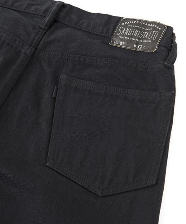 パンツ sandinista archive skinny denim black Sandinista MFG B.C. Denim Pants Straight - Black | Garmentory