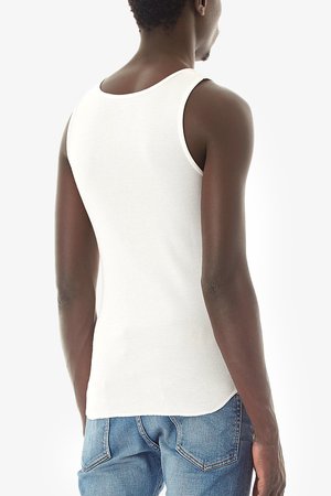 Sandinista MFG Cadet Rib Tank Top - White Sandinista MFG Cadet Rib Tank Top - White